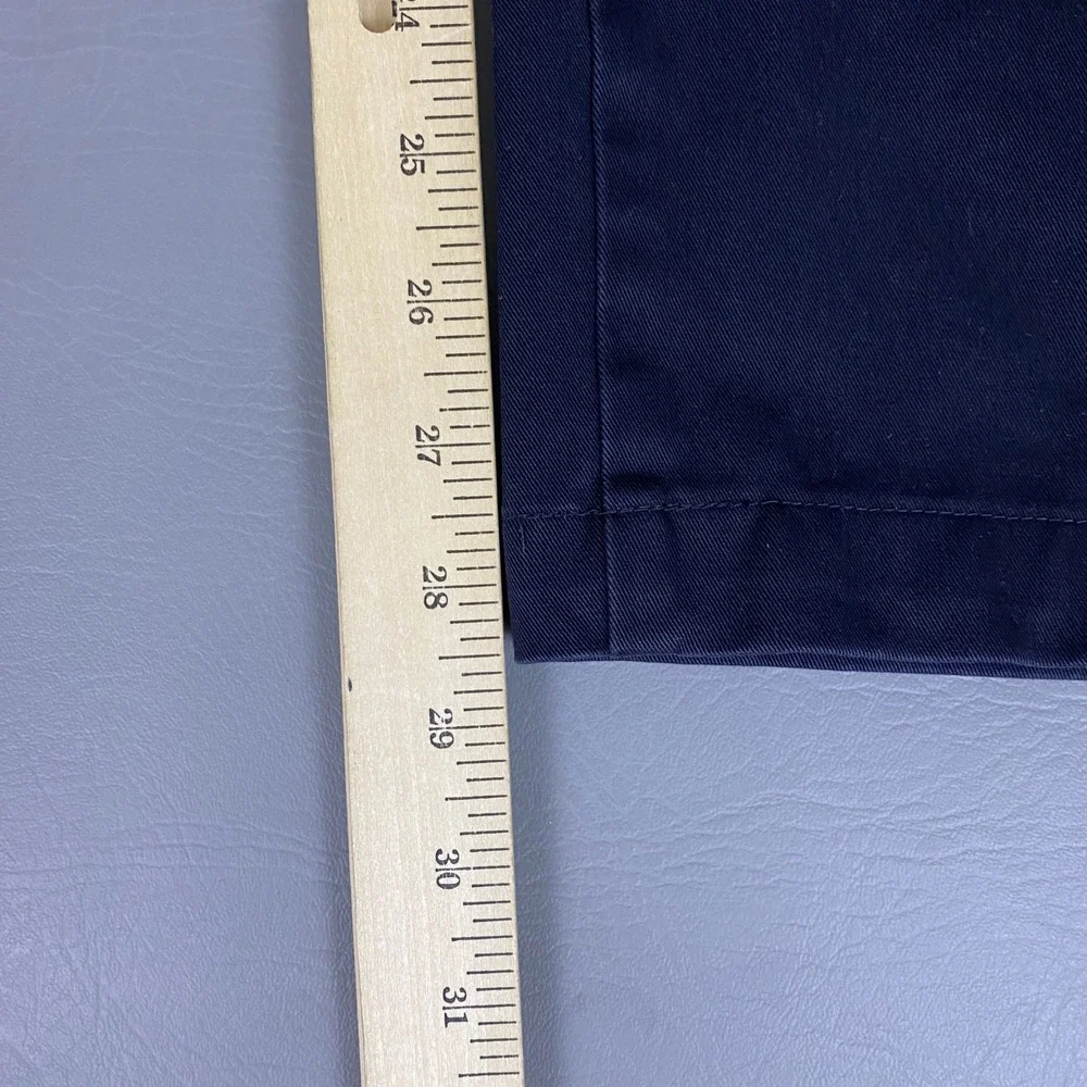 Dockers Pants Men's 40x30 Classic Fit Smart 360 Flex Chino Navy Blue WaterLess